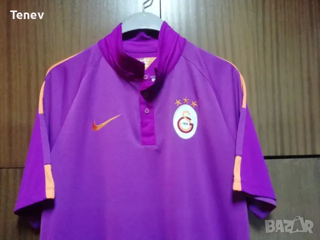 Galatasaray Nike 2014/2015 оригинална лилава тениска трети екип Галатасарай размер L , снимка 4 - Тениски - 48621953