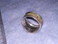 СТАРИНЕН СРЕБЪРЕН ПРЪСТЕН ВИСОКА ПРОБА СРЕБРО УНИКАЛНА МАЙСТОРСКА РЪЧНА ИЗРАБОТКА 37460, снимка 11