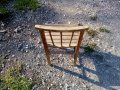 Старо ,автентично ,малко дървено столче ., снимка 3