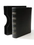 Папка с касета LUX за банкноти с 20 листа - OPTIMA стандарт , еко-кожа - черен, снимка 8