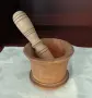 Старо дървено хаванче и кълцалник, снимка 1