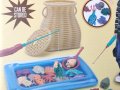 "Бамбукова кошница", рибарска игра, комплект кошница, магнитна въдица и фигурки , снимка 4