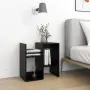 vidaXL Нощни шкафчета, 2 бр, черни, 50x30x51,5 см, инженерно дърво, снимка 3