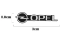 Нови емблеми ”OPEL” - 30 мм. / 8 мм., снимка 2