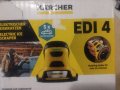 Акумулаторната стъргалка за лед EDI 4 с въртящ се диск и шест здрави пластмасови остриета., снимка 1