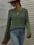 Дамски свободен пуловер с кръгло деколте, 3цвята - 023, снимка 10