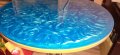 Защитен Плот за маса епоксидна смола ярко син , снимка 1 - Маси - 37881086