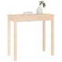 vidaXL Конзолна маса 80x40x75 см борово дърво масив, снимка 4