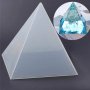3D Огромна Пирамида 15 см Оргонит силиконов молд форма калъп смола за  и бижута и декорация  глина 