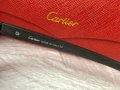 Cartier висок клас мъжки слънчеви очила с дървени дръжки, снимка 10