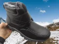 Мъжки зимни боти с лепенка велкро и цип., снимка 2