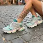 New Balance 9060 Дамски Маратонки👟Дамски Спортни Обувки Ню Баланс Сиво, Мента и Тюркоаз Код S462, снимка 2