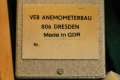 Стар Немски Ветромер Анемометър VEB ANEMOMETER Made in GDR N: 832246, снимка 5