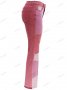 Дамски клоширани дънки с висока талия Colorblock, 3цвята - 023, снимка 11