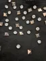 Ефектни, черни дамски дънки с капси и камъчета, снимка 2