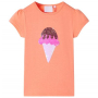 Детска тениска, неоново оранжева, 140(SKU:10723, снимка 1 - Детски тениски и потници - 44762571