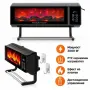 Стенен електрически отоплител 2000 W с ефект на пламък, снимка 5