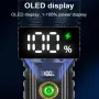 Мощен LED фенер JMK малък,USB зареждане с дисплей за заряда на батерията, снимка 11