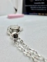 Сребърно колие с мойсанит (диамант) 1 карат, снимка 7