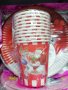 Коледни чашки, снимка 1 - Декорация за дома - 42725812