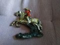 Малта магнит конник кръстоносец, снимка 4