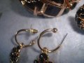 ПРЕКРАСЕН КОМПЛЕКТ ПОЗЛАТЕНИ ЕМАЙЛИРАНИ ФЕШЪН АРТ БИЖУТА - ПРЪСТЕН ГРИВА и ОБЕЦИ 27999, снимка 14