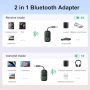Нов адаптер Bluetooth 5.4 2 в 1 предавател и приемник за TV, кола, слушалки, снимка 2