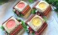Ръчно изработени коледни свещници, снимка 2