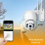 Водоустойчива WIFI камера Цветно нощно виждане Аудио FULL HD 1080P, снимка 3