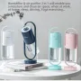 Овлажнител Magic Shadow с отрицателни йони,USB прожекционен 7цвята LED светлини,авт. изкл.,ултра тих, снимка 5