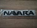 черен надпис емблема Нисан Навара Nissan Navara, снимка 2