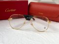 Cartier 2023 прозрачни мъжки слънчеви очила с кожа и дървени дръжки, снимка 9