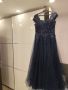 красива тъмно синя рокля мл 89лв, снимка 2