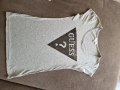 Дамска тениска Guess - размер S, сива с черни пайети, снимка 4