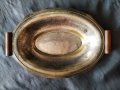 посребрена месингова купа арт деко, снимка 1