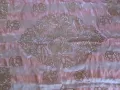Копринена покривка , бродерия сърма и копринени конци, снимка 3