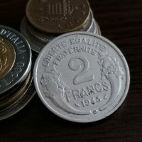 Mонета - Франция - 2 франка | 1948г.; серия B, снимка 1 - Нумизматика и бонистика - 35215270