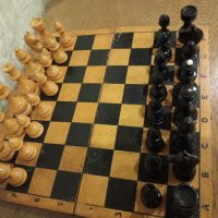 Шах с дървени фигури , снимка 4 - Шах и табла - 40219672