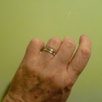 Сребърен пръстен - халка, снимка 4 - Пръстени - 44572978