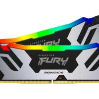 64GB (2x32GB) DDR5 6000 MT/s Kingston Fury Renegade RGB Silver, снимка 1 - RAM памет - 44805213