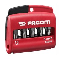 FACOM E.112PB Комплект торкс накрайници/битове 10бр. и държач, снимка 1 - Други инструменти - 31518537