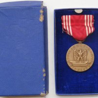 Американски военен медал – оригинал ВСВ, снимка 1 - Други ценни предмети - 30359124