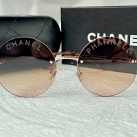 CH 2024 дамски слънчеви очила с лого квадратни, снимка 6 - Слънчеви и диоптрични очила - 44658028