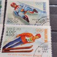Пощенски марки серия Олимпиада Сараево 84г. Поща Лао редки за КОЛЕКЦИЯ 37325, снимка 7 - Филателия - 40387897