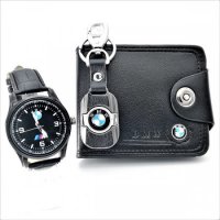 BMW Подаръчен Комплект Часовник, Портмоне И Ключодържател Код На Продукта:M-022