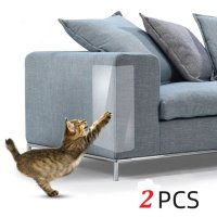 Безцветен протектор за мебели 2бр. при надраскване от котки кучета, снимка 1 - За котки - 40338472
