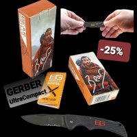ловен нож тактически GERBER за оцеляване комбинирано острие мега здрав, снимка 10 - Ножове - 42076368