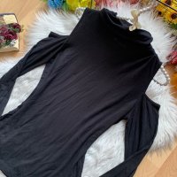 Блуза с голи рамена Орсай, снимка 2 - Блузи с дълъг ръкав и пуловери - 38798945
