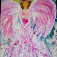 Картина "Моят ангел", снимка 1 - Картини - 42167702