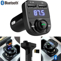 HY-82 FM Трансмитер  Bluetooth, USB, FM аудио предавател, MP3 плейър, Handsfree, снимка 1 - Аксесоари и консумативи - 44804894